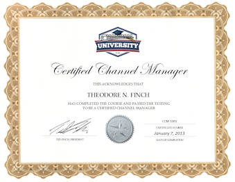 Certified Channel Manager